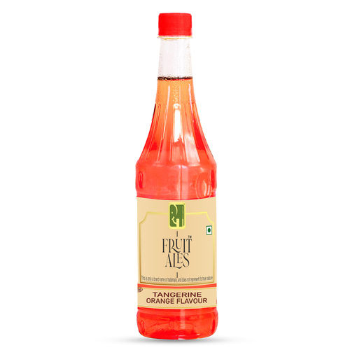 Tangerine Orange Syrup 750ml Bottles Pack