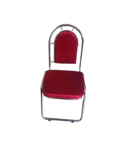 Polished Finish Corrosion Resistant Stainless Steel Frame Portable Wedding Dunlop Chair