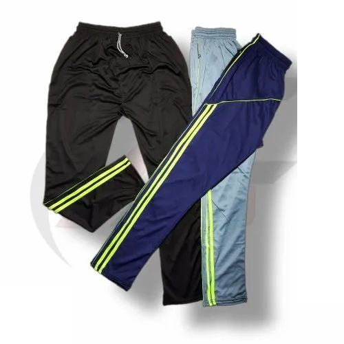 Mens Regular Fit Striped Casual Track Pant