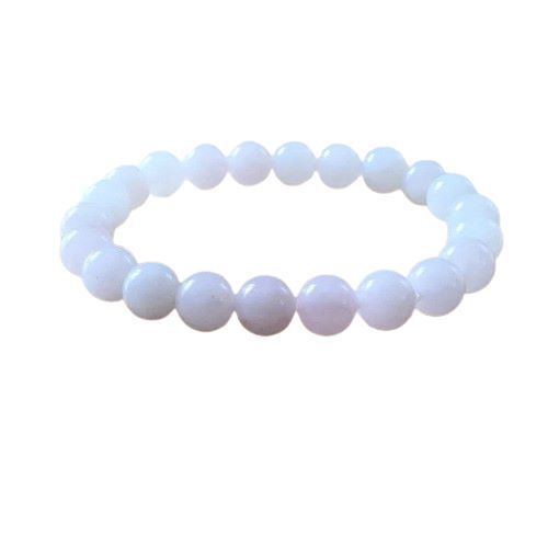 White Rose Quartz Gemstone Bracelet