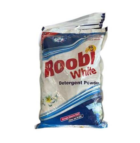 Antibacterial Fresh Fragrance 100 Percent Purity White Roobi Detergent Washing Powder For Laundry