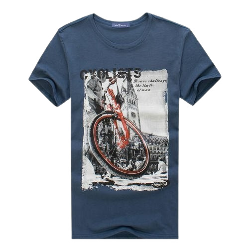 Round Neck Polyster Printed T Shirts