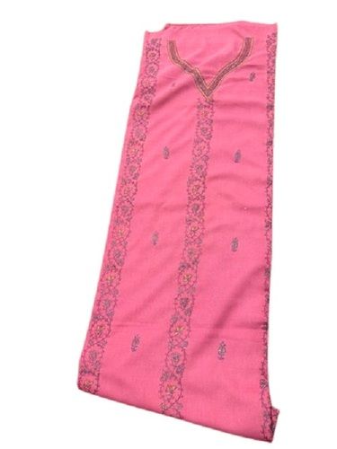 Ladies Embroidered Unstitched Kashmiri Suits