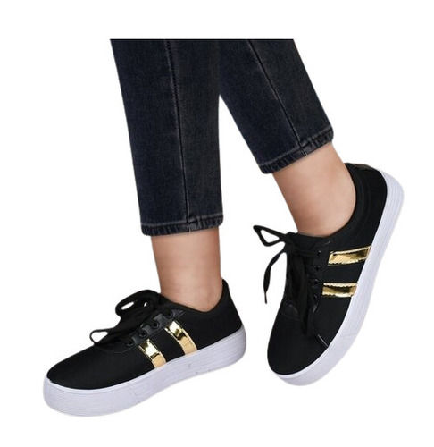 Casual Wear Slip Resistant Sole Comfortable Fit Light Weighted Lace Up Ladies Fashion Shoes