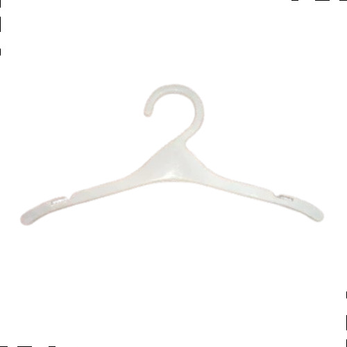 Plastic Coat Hanger - Plastic Material Garment Type Color: White | Classy Design Light Weight Easy to Use for Home & Hotels