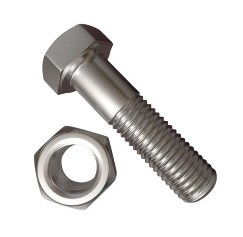 High Strength Polished Finish Corrosion Resistant Mild Steel Hexagonal Head Bolt Nut