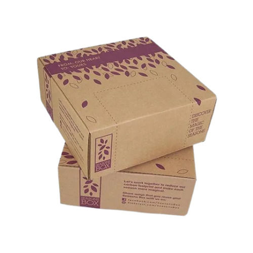 Printed Cardboard Box - Material: Laminated Material