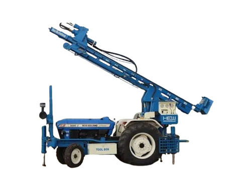 Tractor Mounted Drilling Rigs - Iron, Standard Size, Blue | Heavy-Duty, High Efficiency, Corrosion and Shock Resistant, Easy to Install