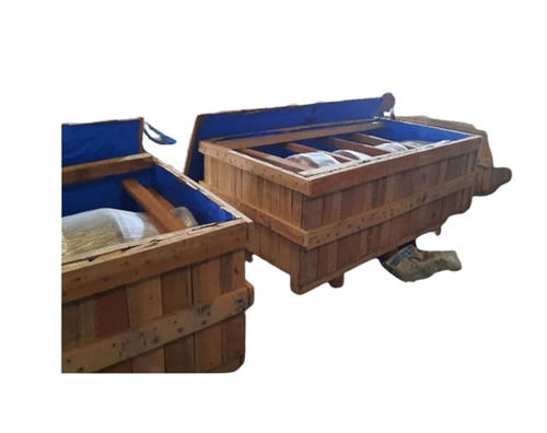 Heavy-Duty Rectangular Termite Resistant Solid Wooden Wooden Pallet Box for Packaging