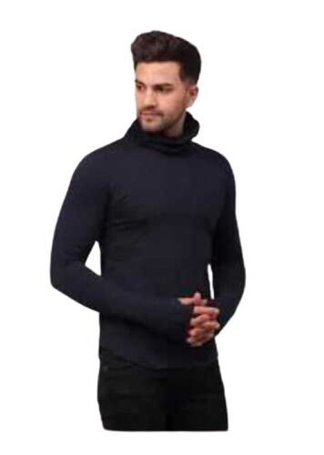 Comfortable To Wear Mens Black Neck T Shirts at Best Price in Delhi ...