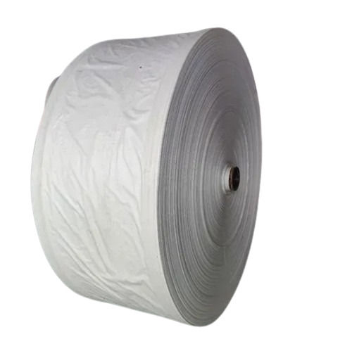 White Plain Eco Friendly Durable PP Woven Fabric Sack Roll