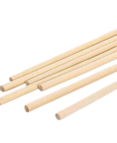 Round Shape Brown Wooden Sticks