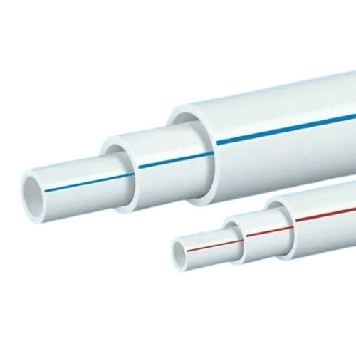 UPVC Water Supply Pipes - Standard Size, Superior Quality, High Strength | Easy to Install, Leak and Crack Resistant, Weatherproof, Round Shape, White Color