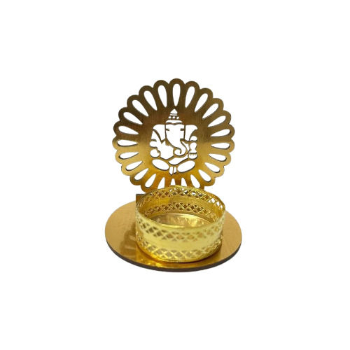 Antique Laser Cut Ganesha Shadow Diwali Diya