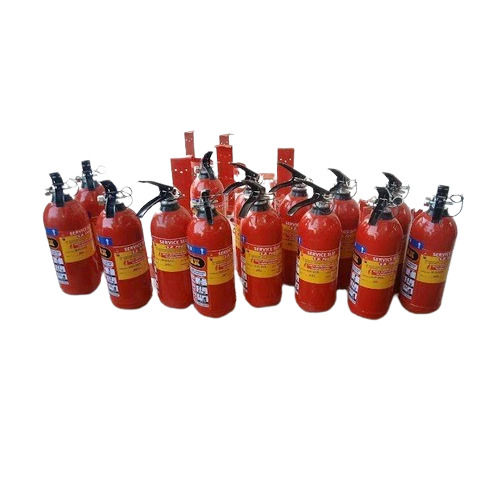 Red ABC Fire Extinguisher