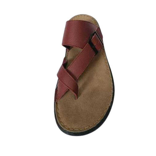 Mens Leather Slipper