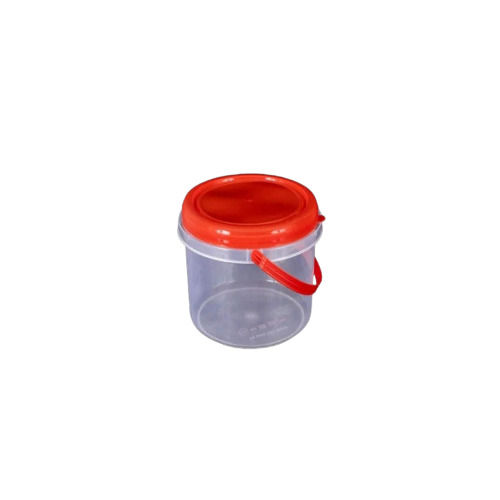 Plastic Round Container With Handle