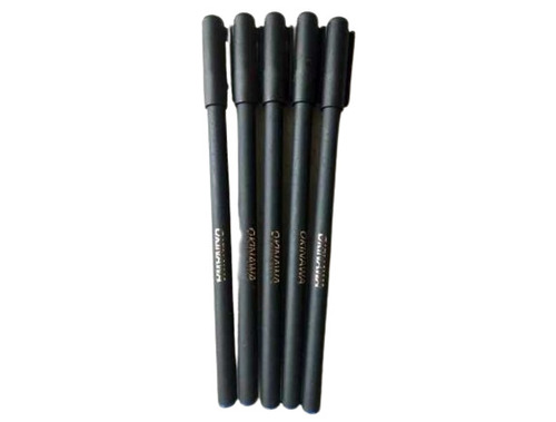 Black Ball Pens - Plastic Material, Round Shape, Leak-Proof Design | Smooth Writing Experience, Complete Finish