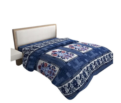 Rectangular Skin-Friendly Printed Full Size Breathable Woolen Quilts