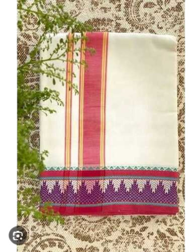 Designer Border Cotton Dhoti