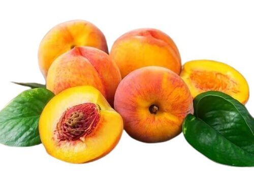 Natural And Tasty Peach Fruit