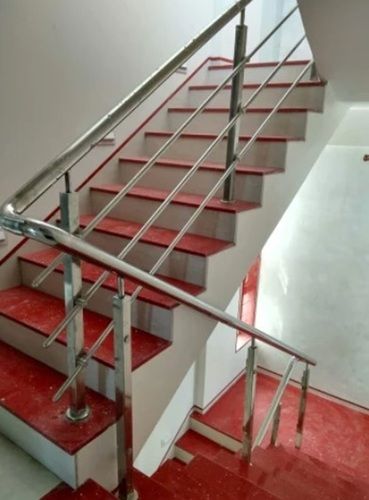 Stainless Steel Staircase Railing For Home And Hotel