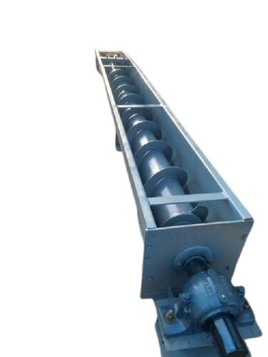 Long Lasting Blue Industrial MS Screw Conveyor