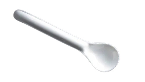 Light Weight White Serving Spoon