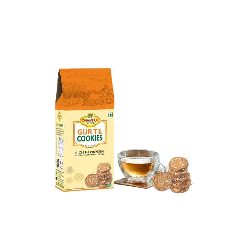 Dhampur Green Gur Til Cookies 200gm