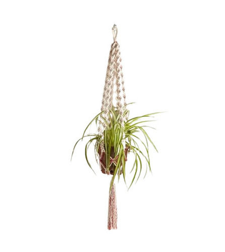 Light Weighted Washable Designer Macrame Rope Hanging Planter Stand For Balcony Decoration