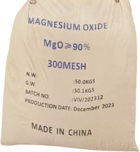 Magnesium Oxide - 300 Mesh White Powder, High Thermal Conductivity & Excellent Insulation Features