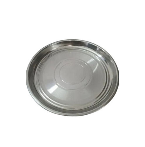 Stainless Steel Dinner Plate - A+ Grade Polished Finish, Lightweight, Portable & Reusable | Corrosion, Rust, Heat, Cold, Water & Crack Resistant