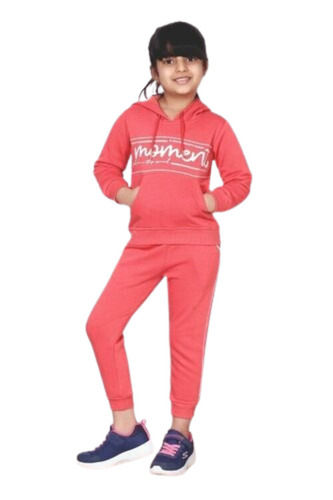 Sports Kids Girls Tracksuit Set