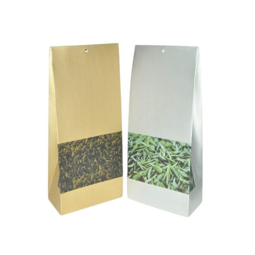 Easy To Carry Light Weighted Rectangular Single Compartment Printed Paper Packaging Bags