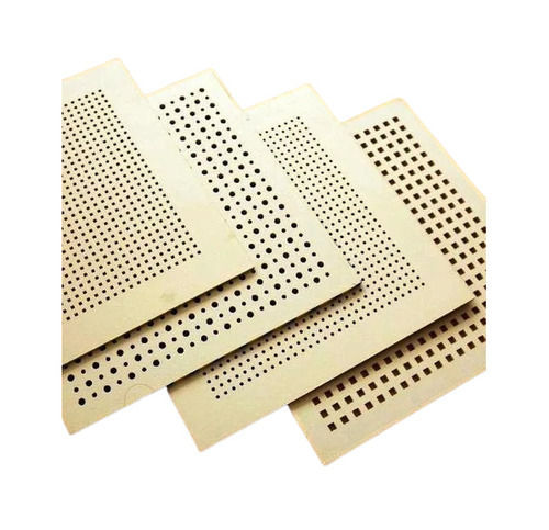 High Strength Square Shape Perforated Acoustic Ceiling Panel For Sound Absorbers