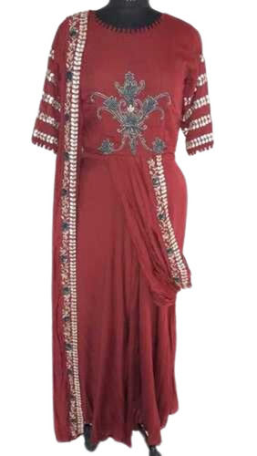 Cotton Embroidered Kurtis