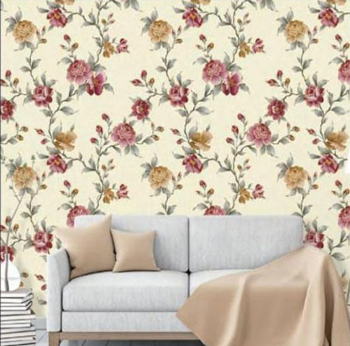 Multicolor Printed Designer Wallpaper