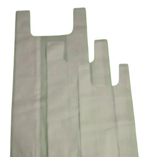 Eco Friendly U Cut Non Woven White Color Bag