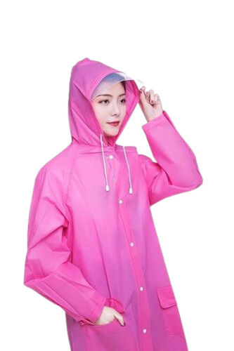 Fancy Women Pink Raincoat