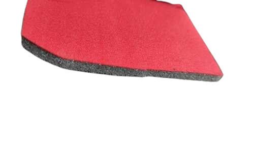 Red Color Plain Laminated Foam Fabric For Lamination