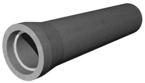 Grey Color Round Shape Cylindrical Cement RCC Muff Pipe