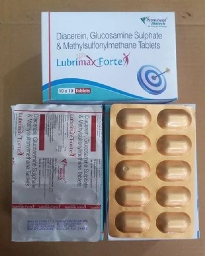 Diacerein Glucosamine And Methylsulfonylmethane Tablets