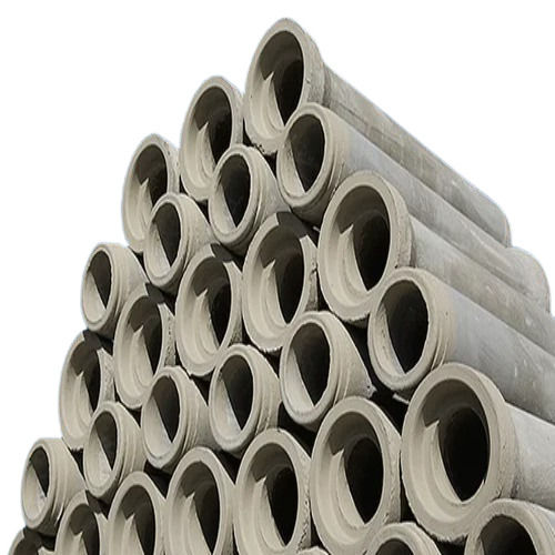 Grey Color Round Shape Concrete Pipes For Industrial