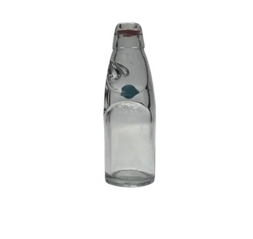 Transparent Glass Goli Soda Bottle, 300ml