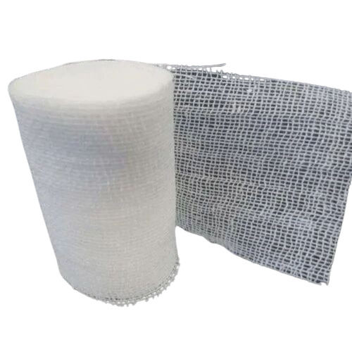 White Color Plain Roller Cotton Bandage For Hospital