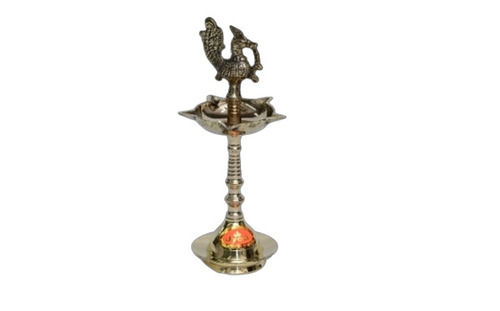 Easy To Clean Brass Diya