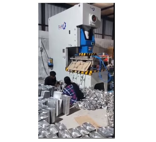 Fully Automatic Four Cavity Aluminum Foil Container Making Machine