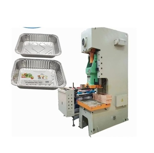 55-60 Piece Per Minute Aluminum Foil Container Making Machine - Color: Grey