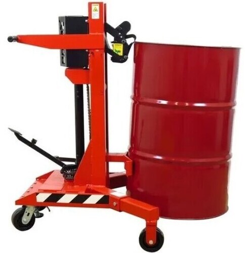 Red Color Mild Steel Material Manual Drum Handler