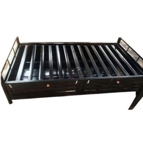 Mild Steel Single Box Bed